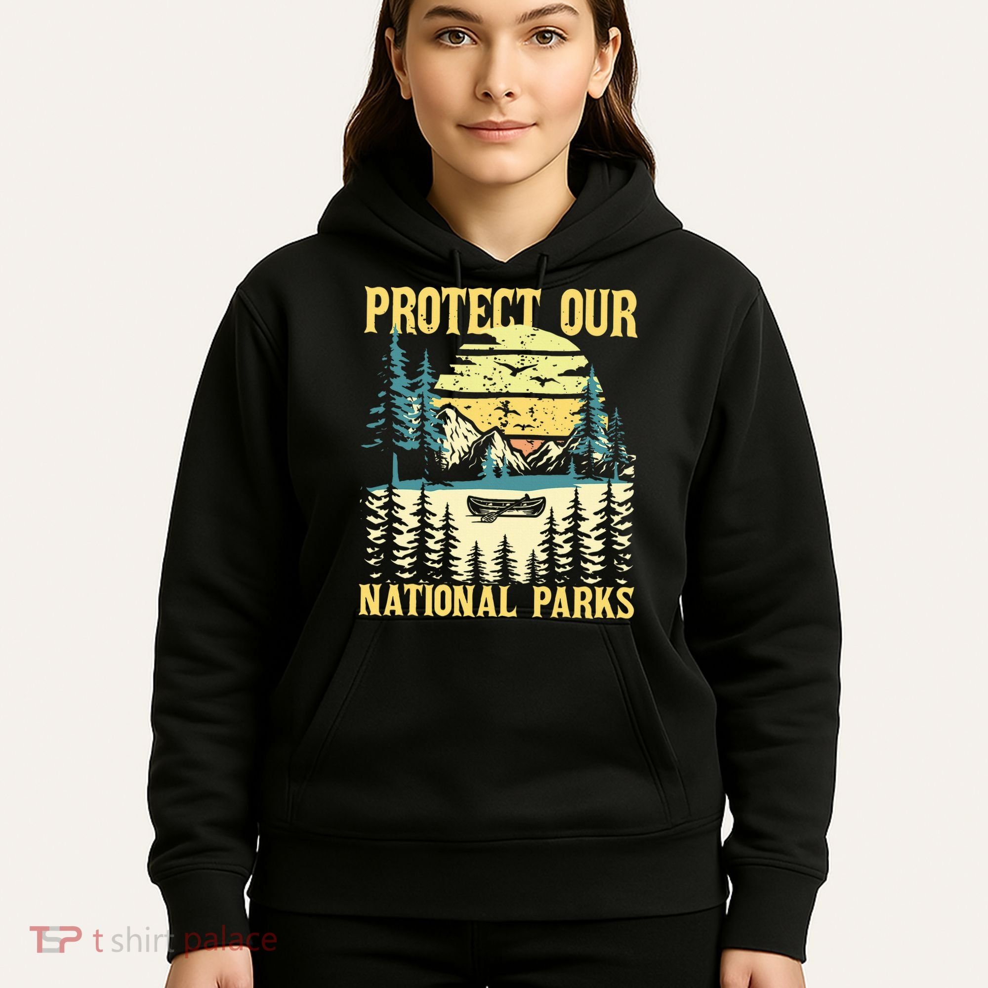 Protect Our Us National Parks Hiking & Camping Lover Hoodie