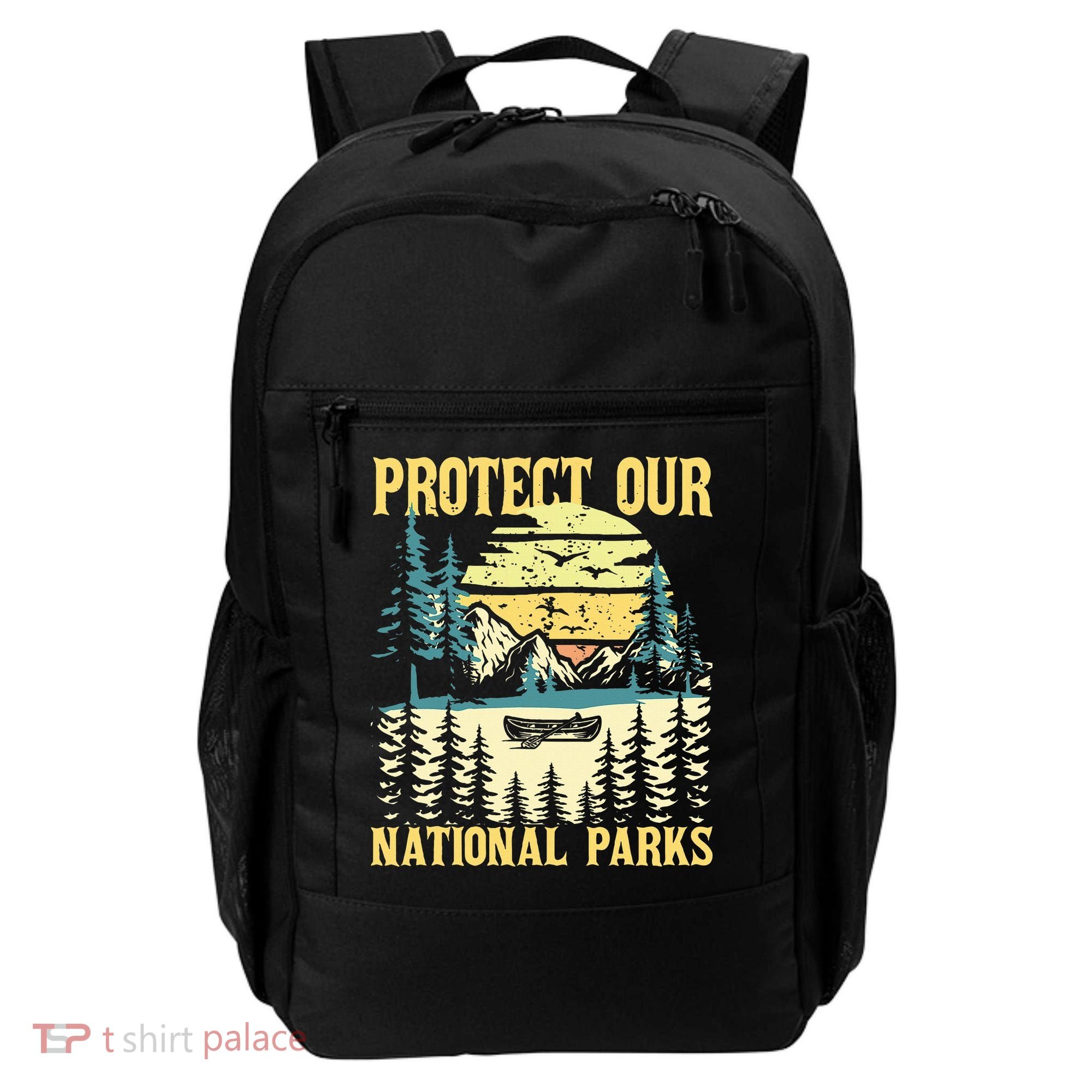 Protect Our Us National Parks Hiking & Camping Lover Backpack