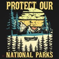 Protect Our Us National Parks Hiking & Camping Lover Women's Hoodie thumb 2