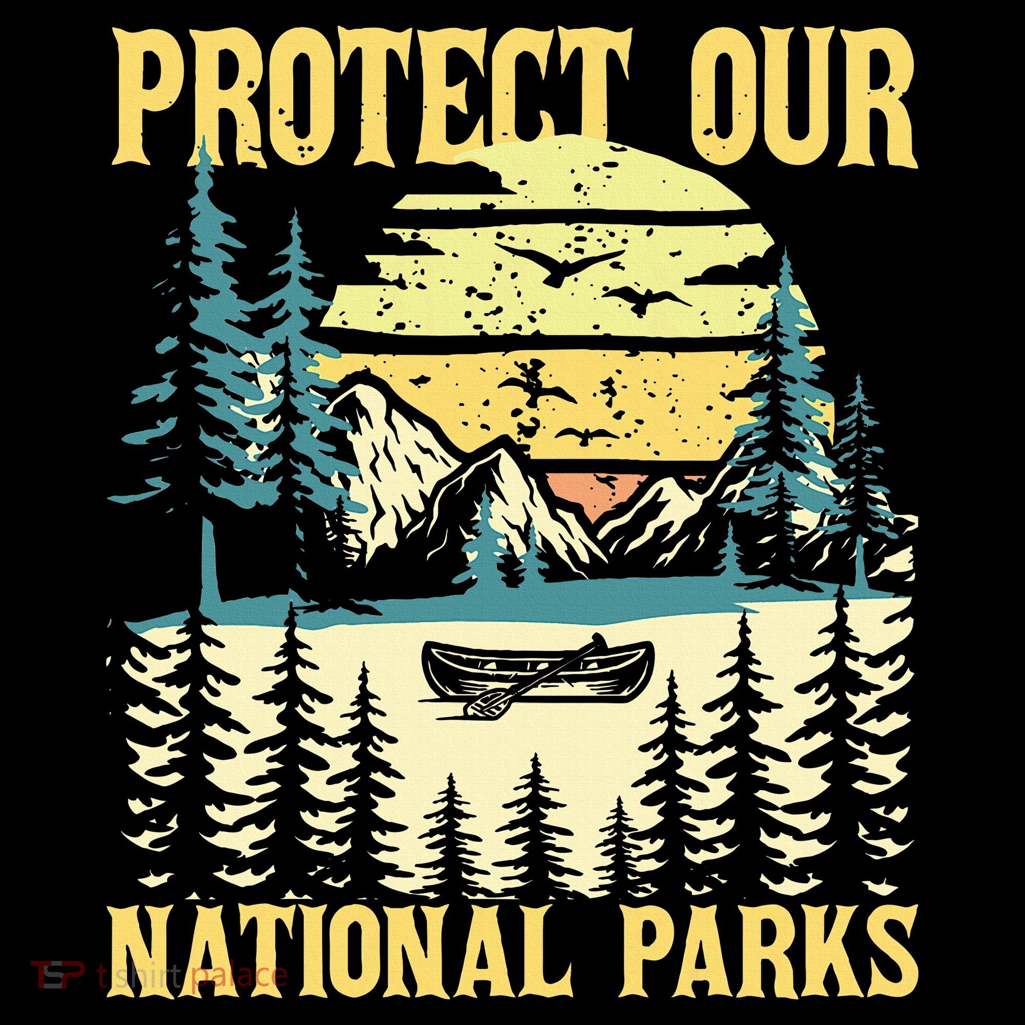 Protect Our Us National Parks Hiking & Camping Lover Women's Hoodie