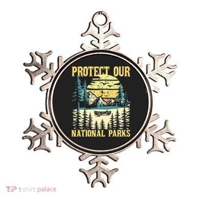 Protect Our Us National Parks Hiking & Camping Lover Ornament