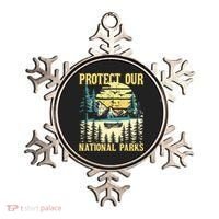 Protect Our Us National Parks Hiking & Camping Lover Ornament thumb 0