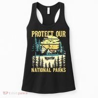 Protect Our Us National Parks Hiking & Camping Lover Women's Tank Top thumb 0