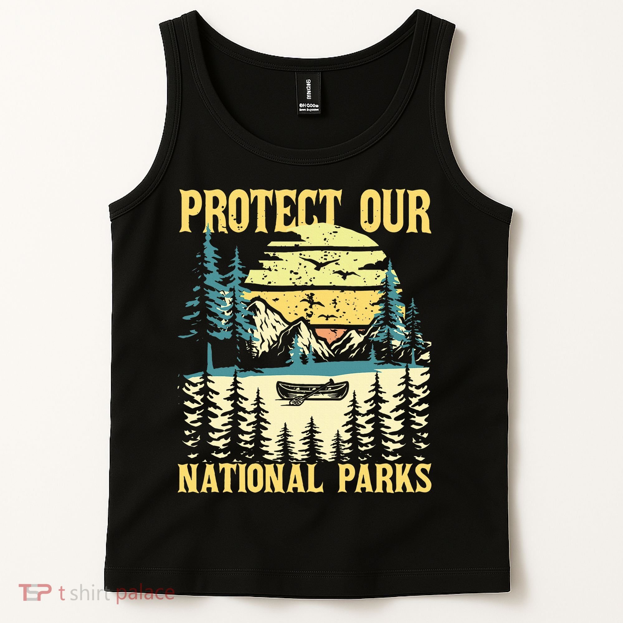 Protect Our Us National Parks Hiking & Camping Lover Tank Top