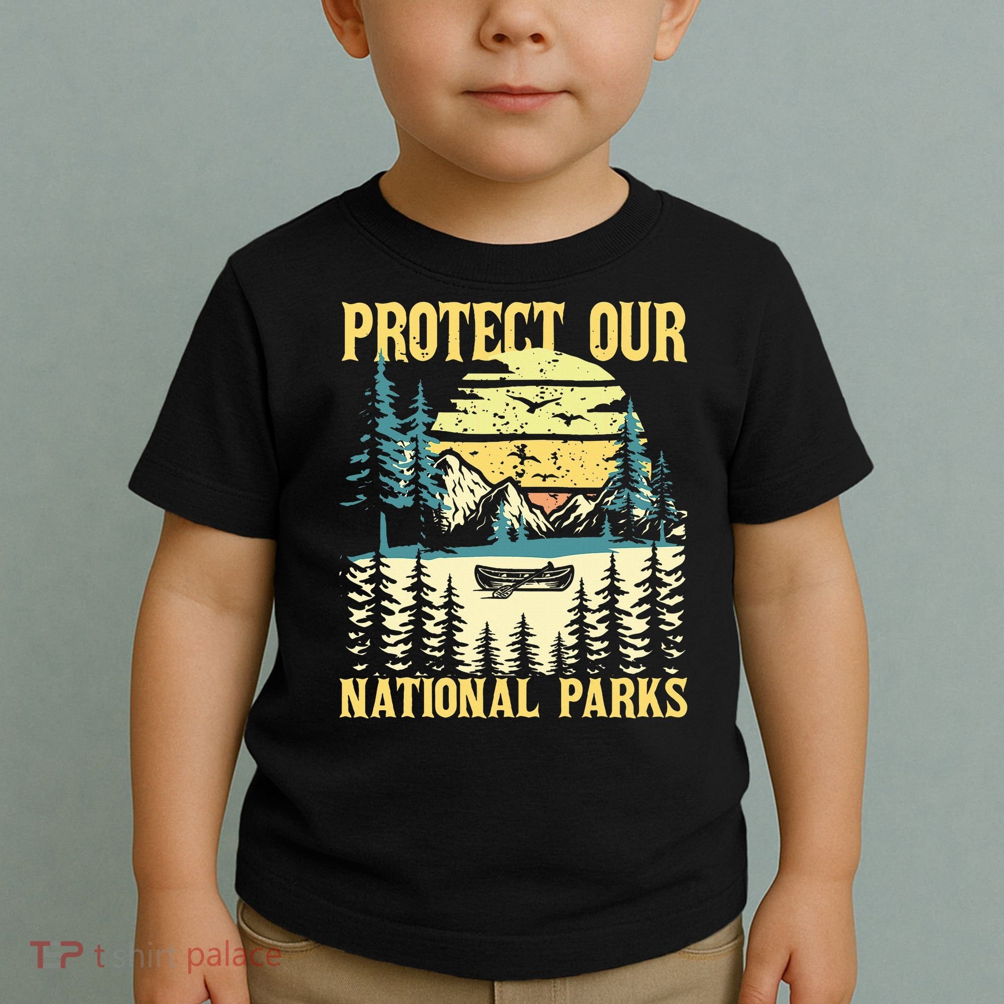 Protect Our Us National Parks Hiking & Camping Lover Toddler T-Shirt