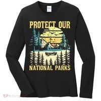 Protect Our Us National Parks Hiking & Camping Lover Women's Long Sleeve Shirt thumb 0