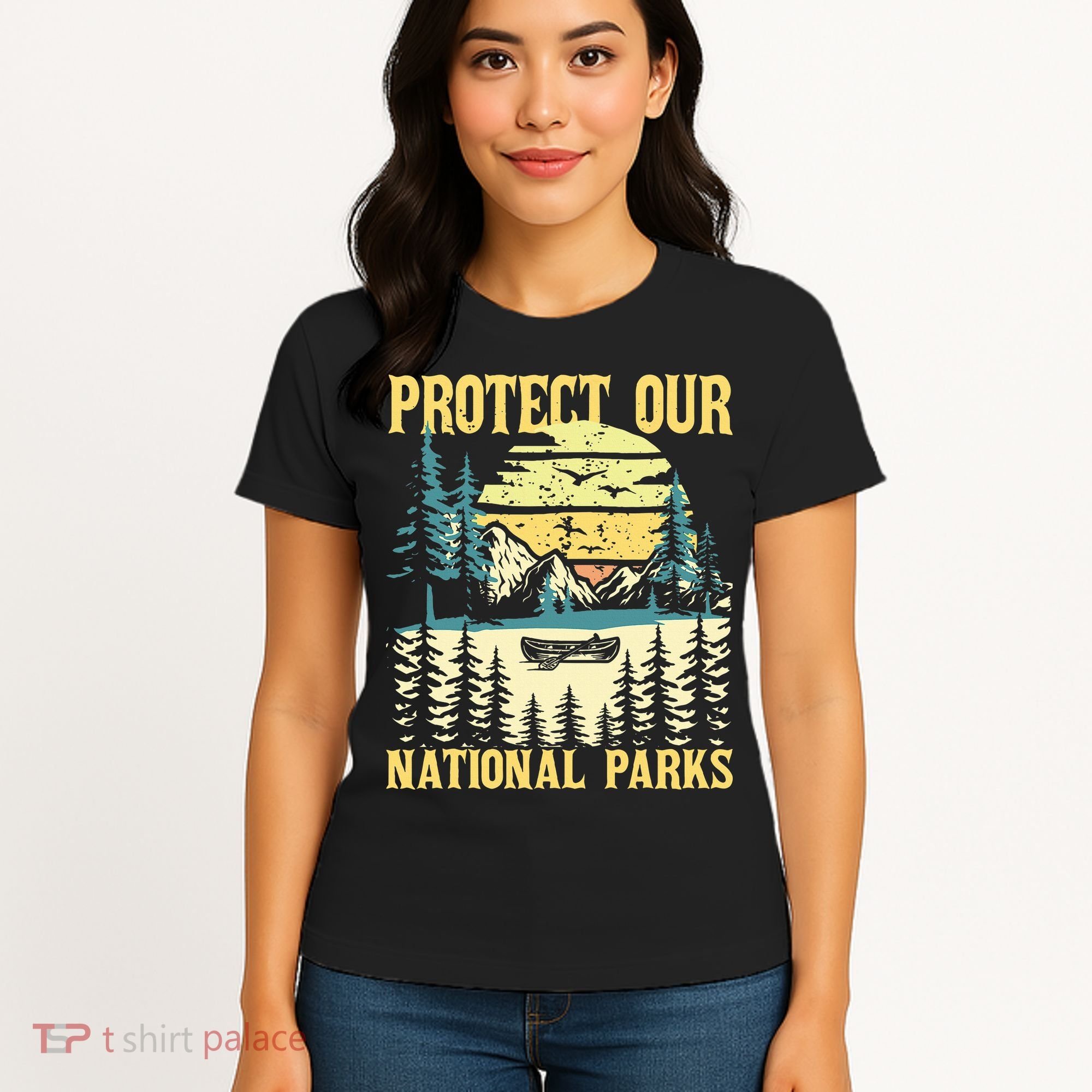Protect Our Us National Parks Hiking & Camping Lover Women's T-Shirt