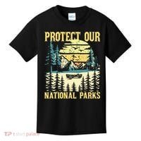 Protect Our Us National Parks Hiking & Camping Lover Kids T-Shirt thumb 0