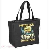 Protect Our Us National Parks Hiking & Camping Lover Tote Bag thumb 2