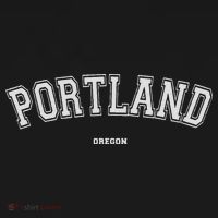 Portland Oregon Usa Portland Black Gr T-Shirt thumb 7