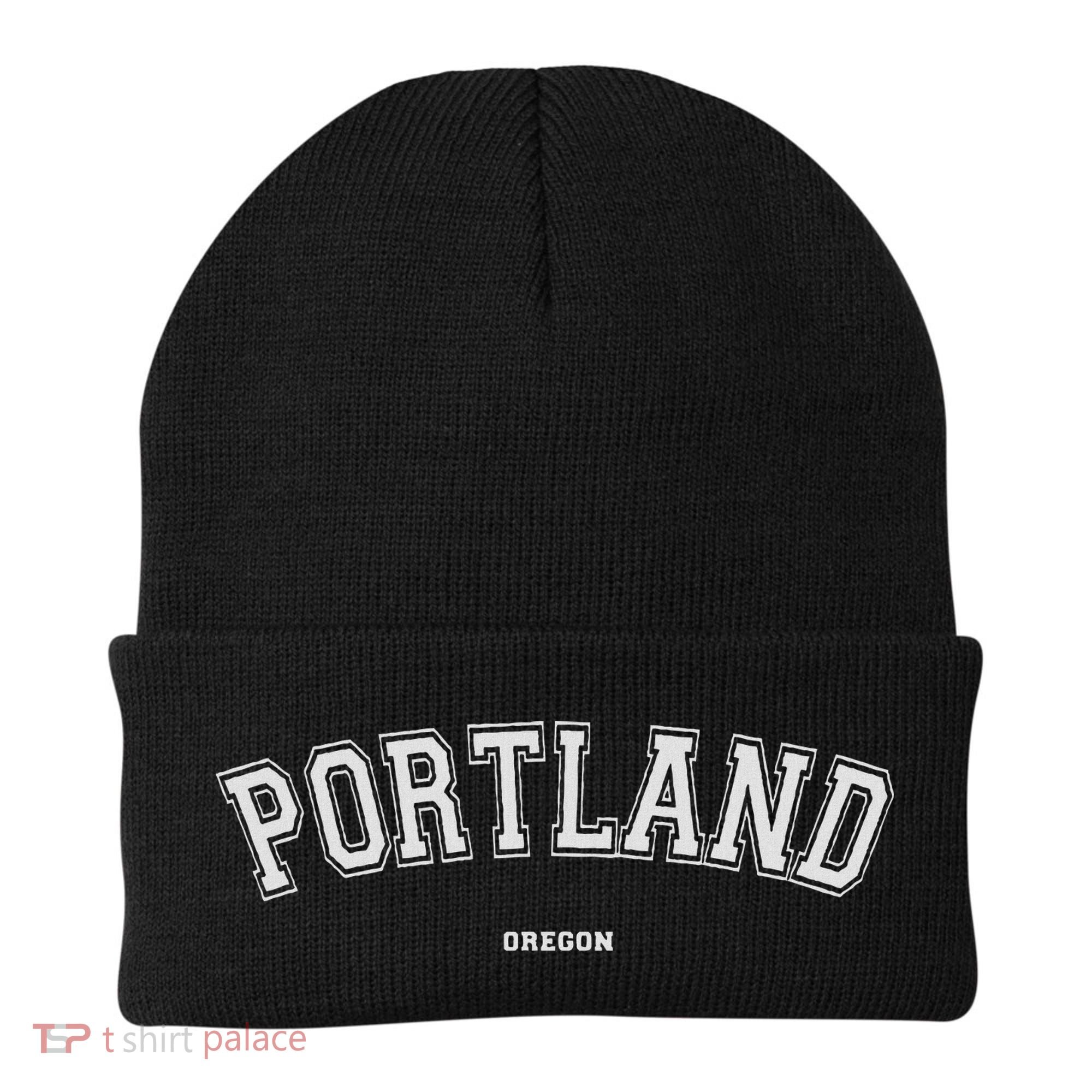 Portland Oregon Usa Portland Black Gr Beanie