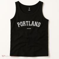 Portland Oregon Usa Portland Black Gr Tank Top thumb 2