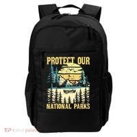 Protect Our US National Parks Hiking & Camping Lover Backpack thumb 0