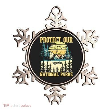 Protect Our US National Parks Hiking & Camping Lover Ornament