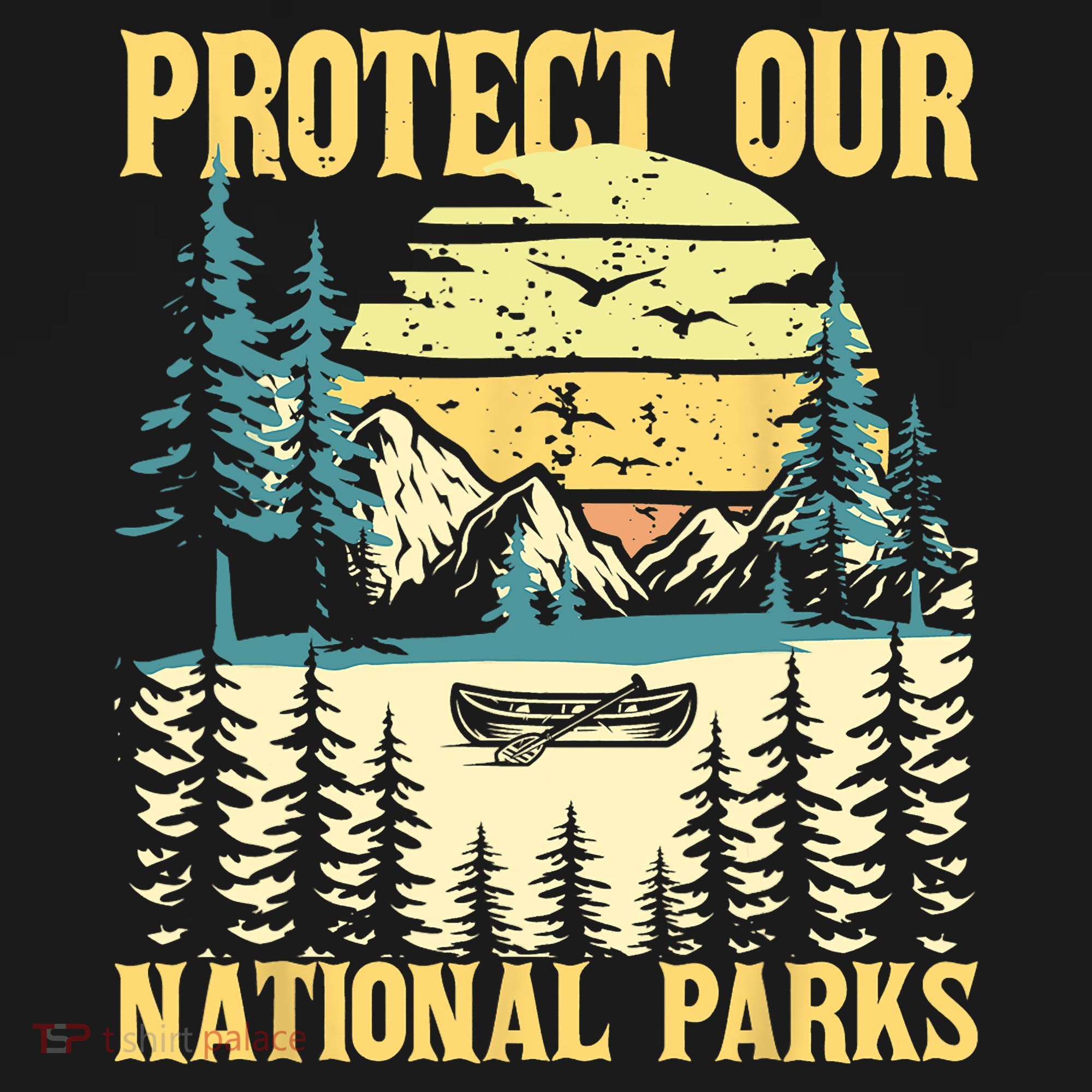 Protect Our US National Parks Hiking & Camping Lover Ornament