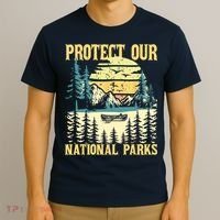 Protect Our US National Parks Hiking & Camping Lover T-Shirt thumb 3