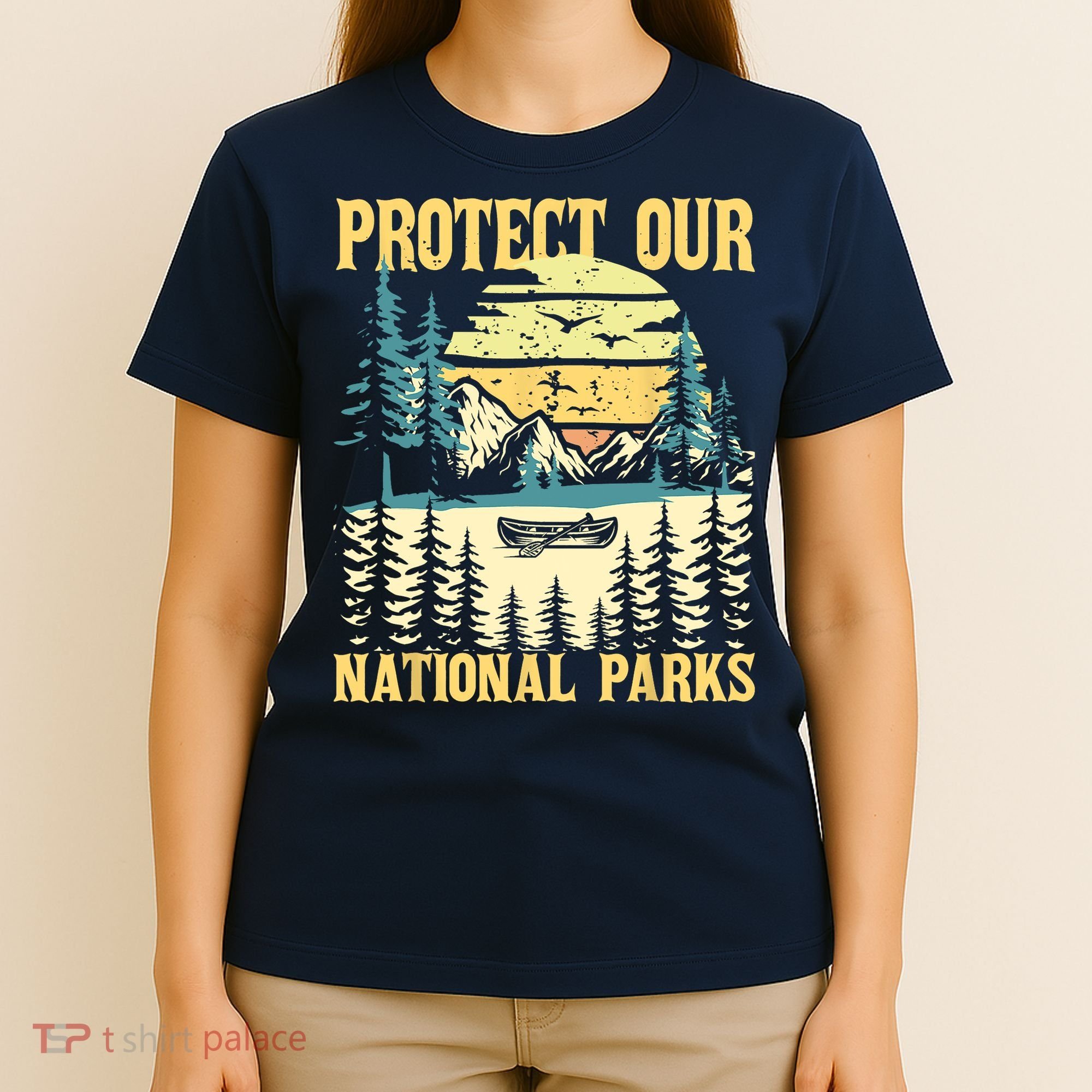 Protect Our US National Parks Hiking & Camping Lover T-Shirt