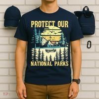 Protect Our US National Parks Hiking & Camping Lover T-Shirt thumb 6