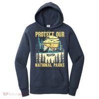 Protect Our US National Parks Hiking & Camping Lover Women's Hoodie thumb 0