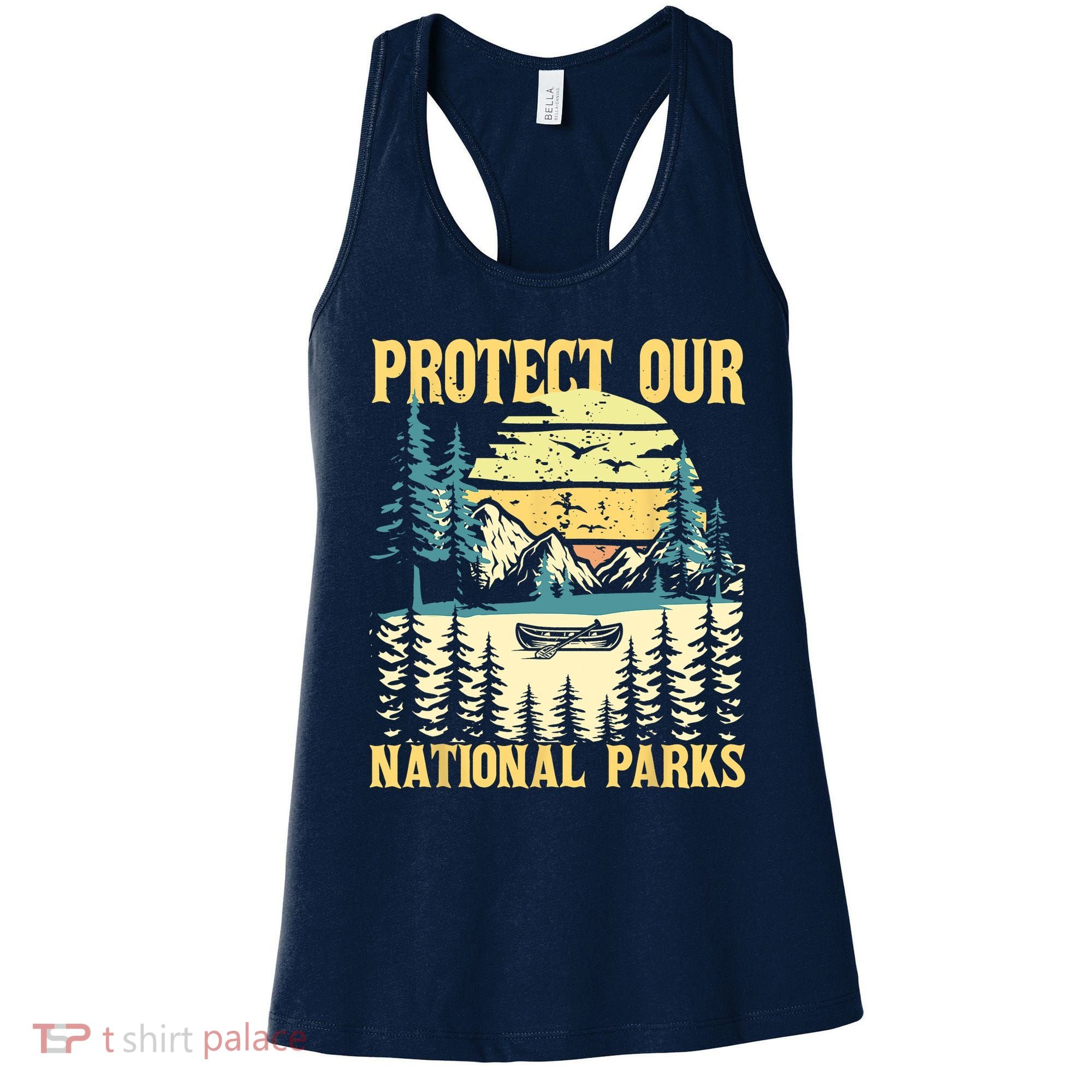 Protect Our US National Parks Hiking & Camping Lover Women's Tank Top