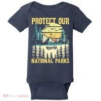 Protect Our US National Parks Hiking & Camping Lover Baby Bodysuit thumb 0