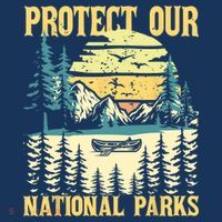 Protect Our US National Parks Hiking & Camping Lover Baby Bodysuit thumb 2