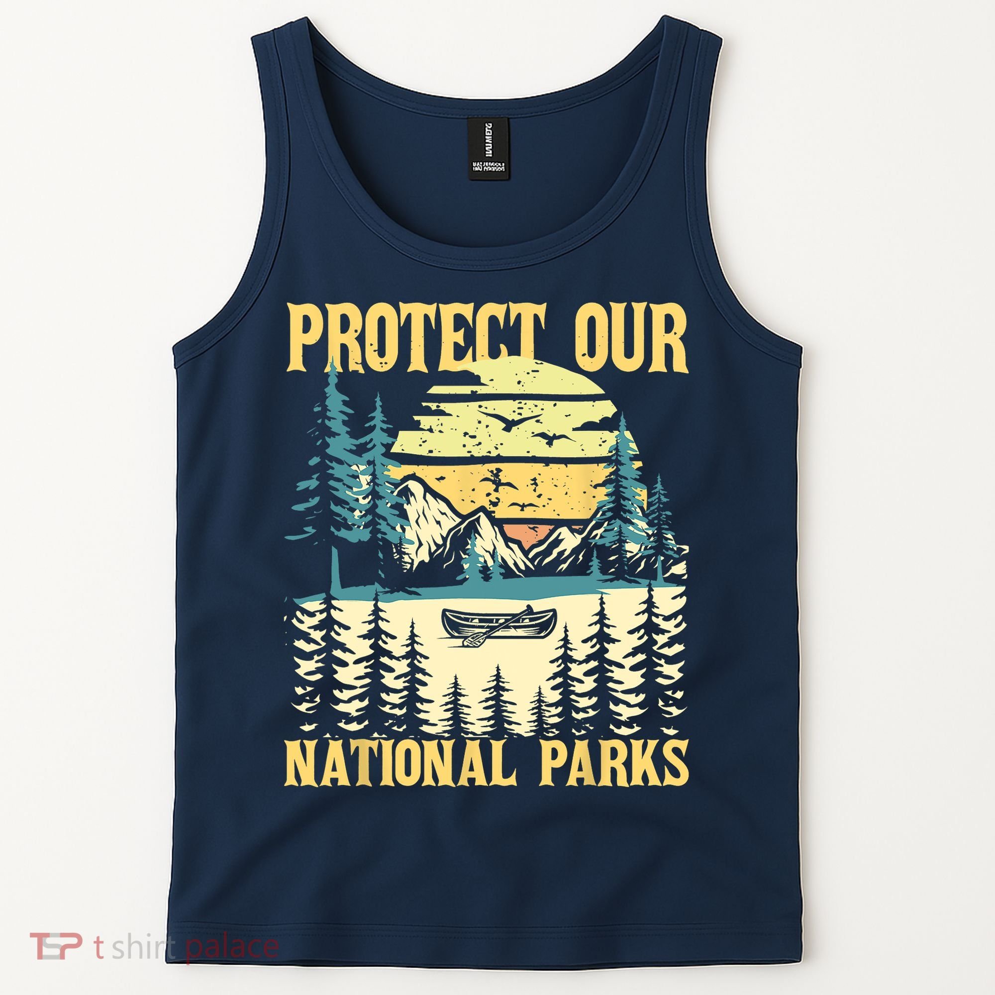 Protect Our US National Parks Hiking & Camping Lover Tank Top