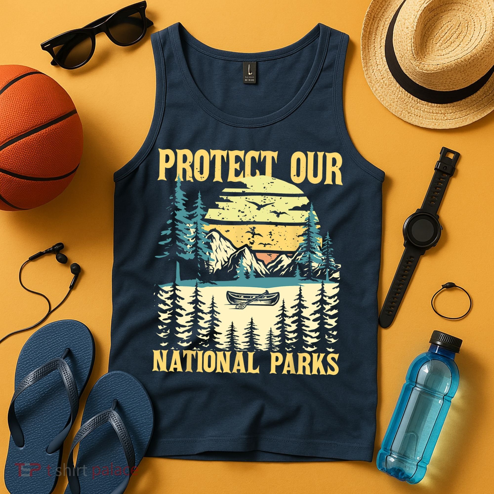 Protect Our US National Parks Hiking & Camping Lover Tank Top