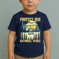 Protect Our US National Parks Hiking & Camping Lover Toddler T-Shirt thumb 2