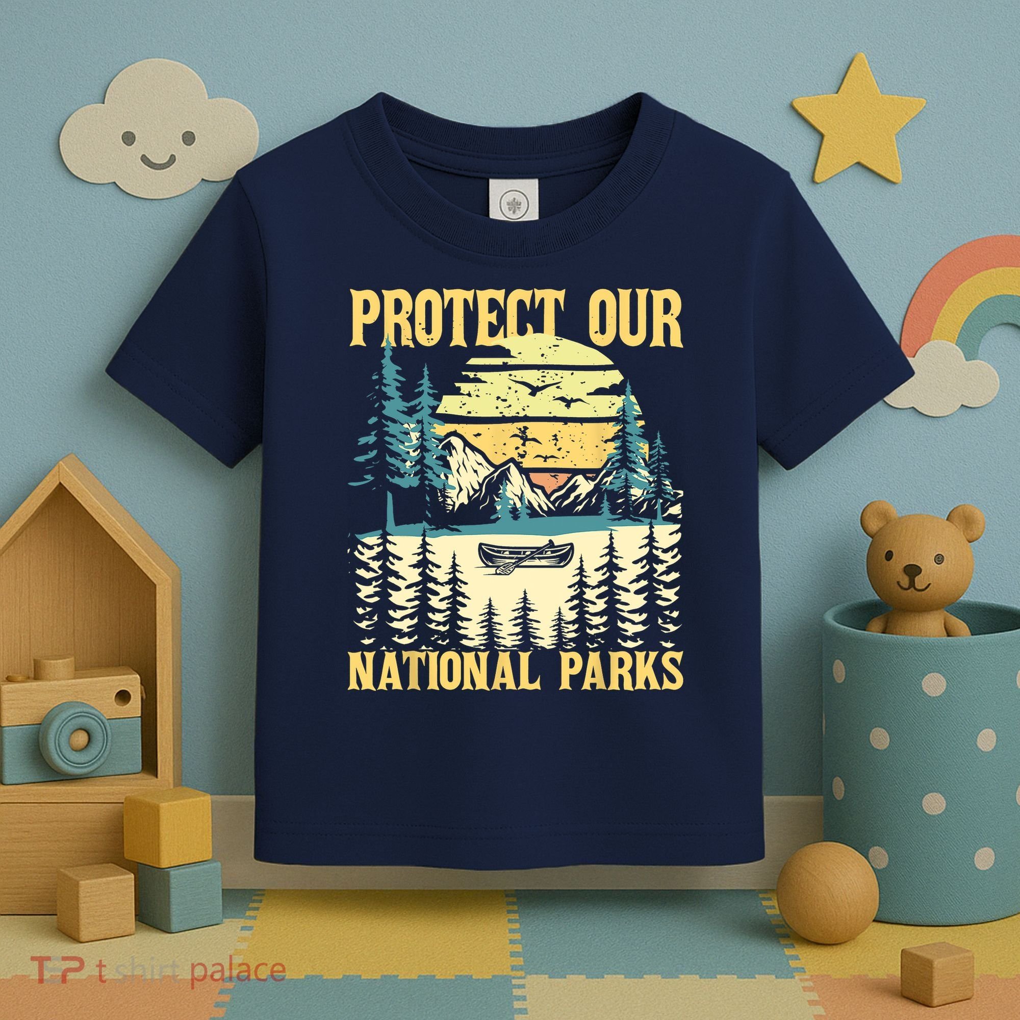 Protect Our US National Parks Hiking & Camping Lover Toddler T-Shirt