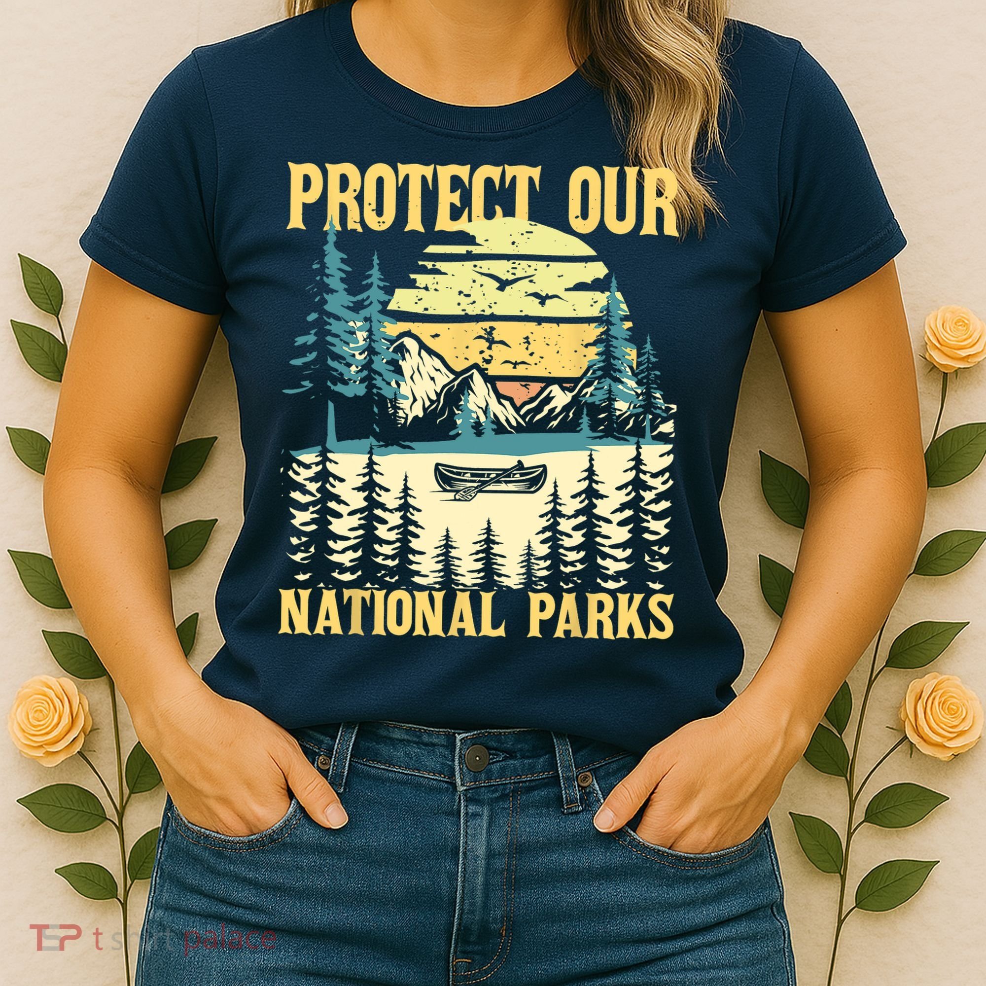 Protect Our US National Parks Hiking & Camping Lover Women's T-Shirt