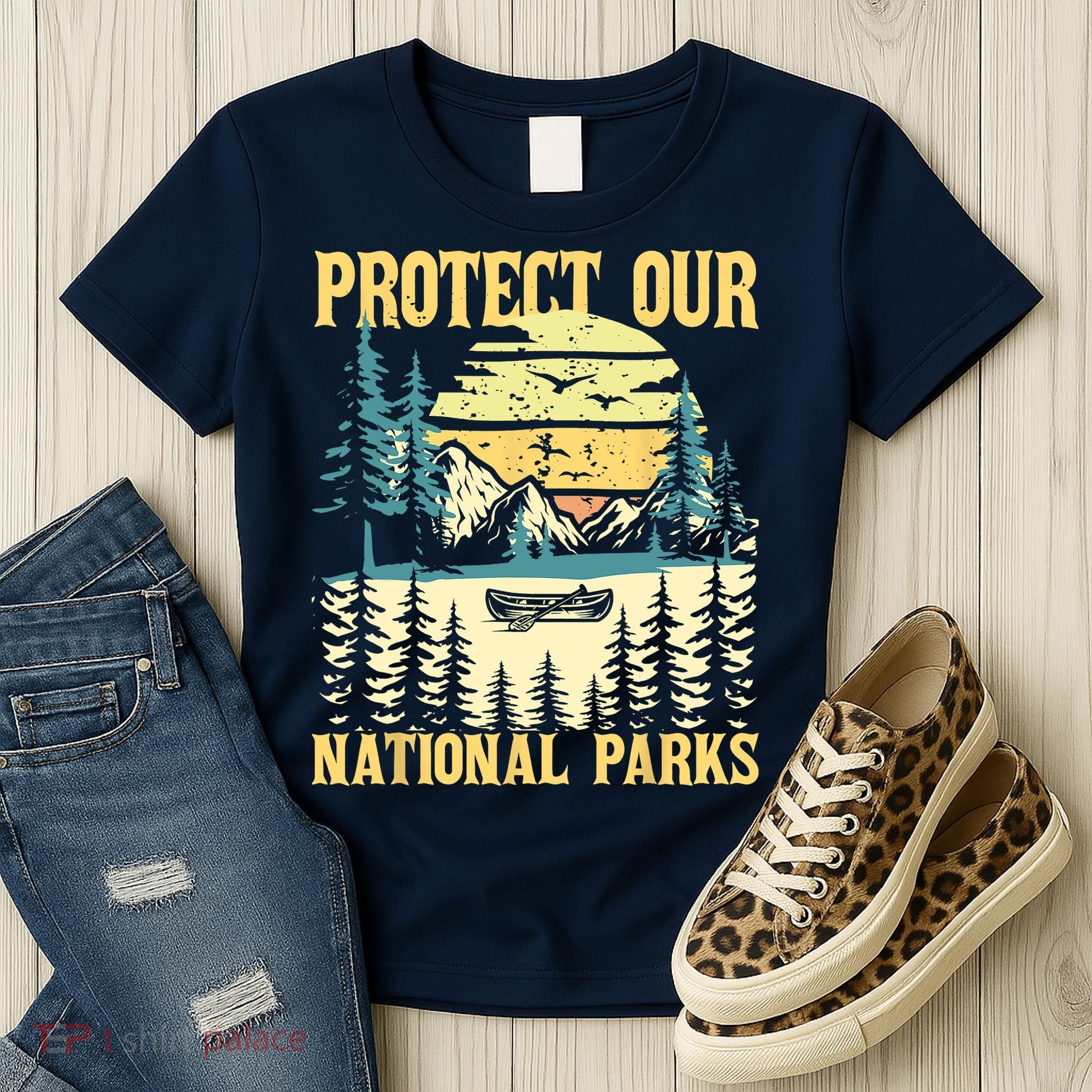 Protect Our US National Parks Hiking & Camping Lover Women's T-Shirt