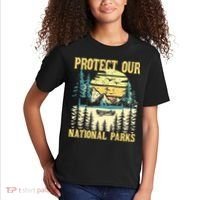 Protect Our US National Parks Hiking & Camping Lover Kids T-Shirt thumb 2