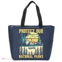 Protect Our US National Parks Hiking & Camping Lover Tote Bag thumb 0