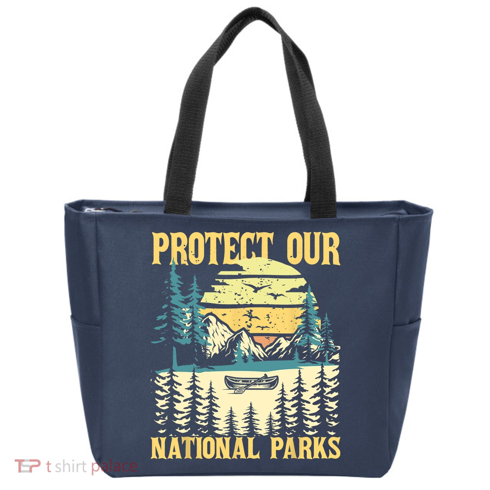 Protect Our US National Parks Hiking & Camping Lover Tote Bag