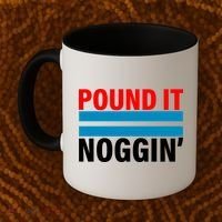 Pound It, Noggin' Coffee Mug thumb 2