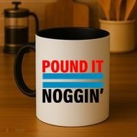 Pound It, Noggin' Coffee Mug thumb 4