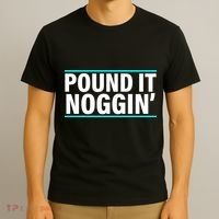 Pound It, Noggin' Funny Meme  T-Shirt thumb 3