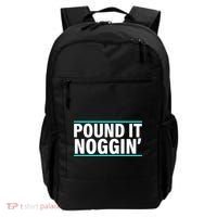 Pound It, Noggin' Funny Meme  Backpack thumb 0