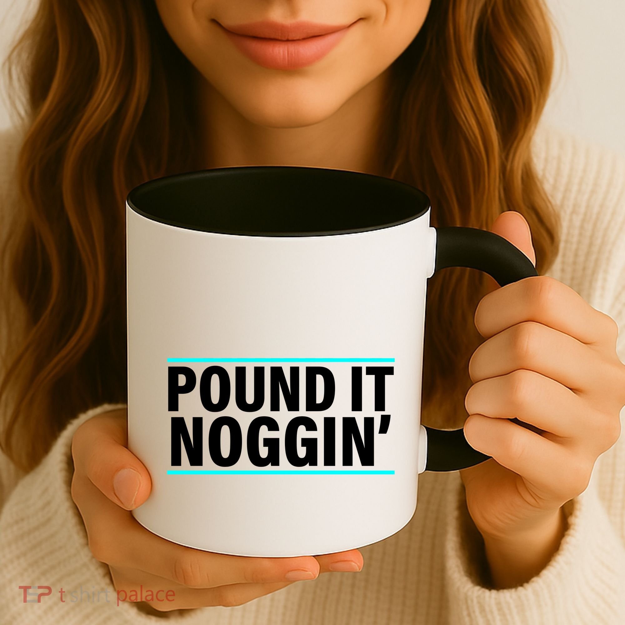 Pound It, Noggin' Funny Meme  Coffee Mug