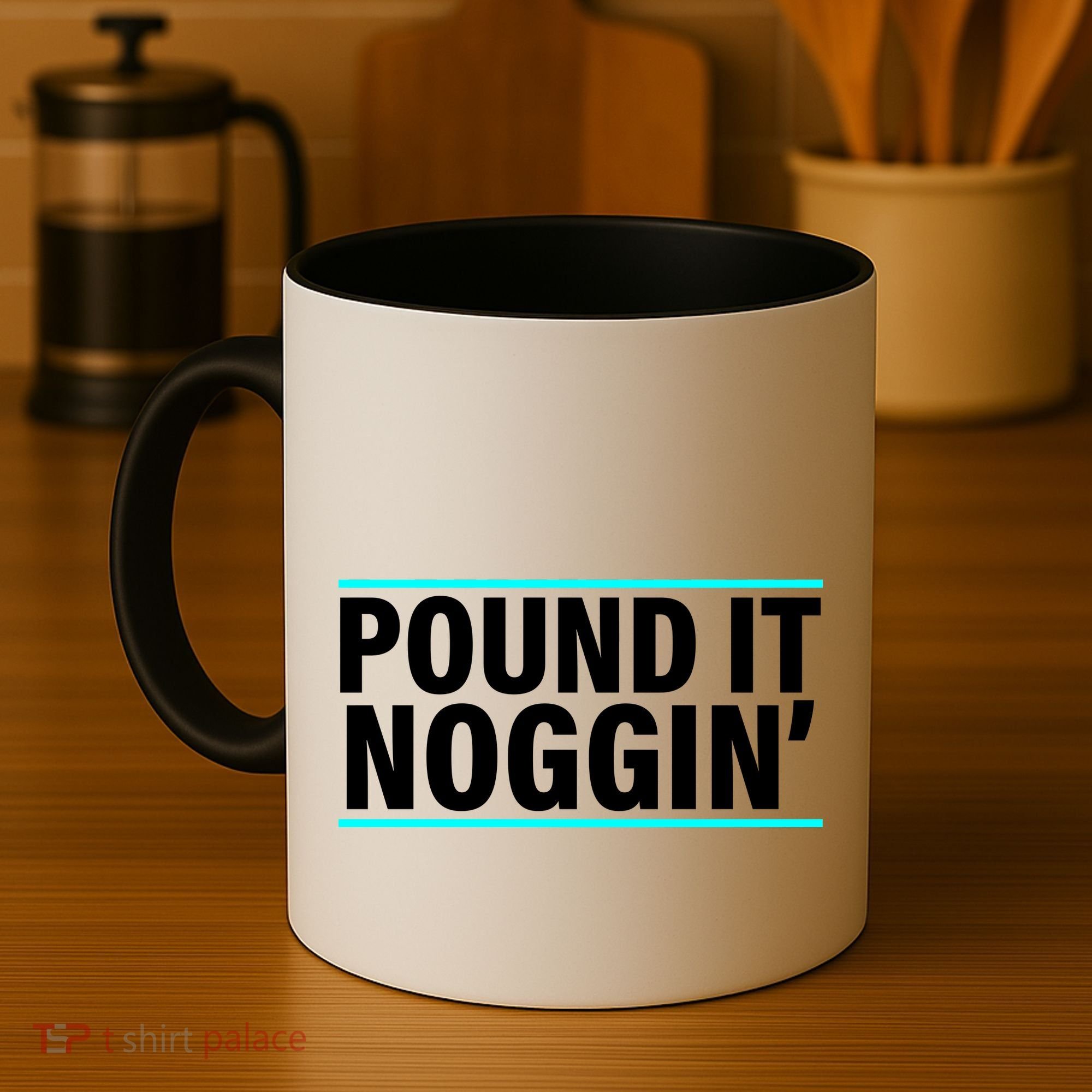 Pound It, Noggin' Funny Meme  Coffee Mug