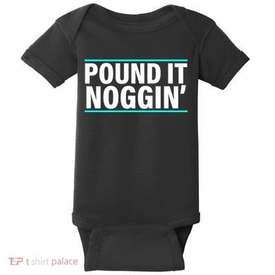 Pound It, Noggin' Funny Meme  Baby Bodysuit