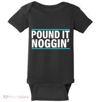 Pound It, Noggin' Funny Meme  Baby Bodysuit thumb 0