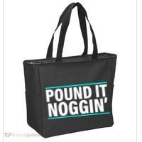 Pound It, Noggin' Funny Meme  Tote Bag thumb 2