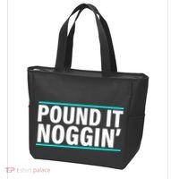 Pound It, Noggin' Funny Meme  Tote Bag thumb 3