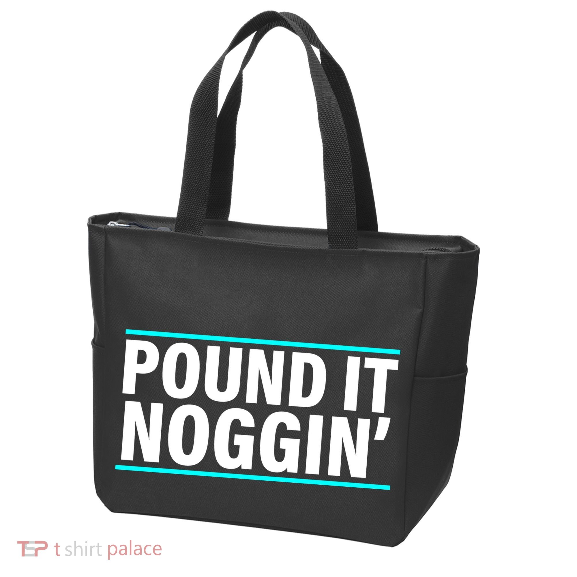 Pound It, Noggin' Funny Meme  Tote Bag
