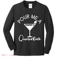Pour Me A Quarantini Kids Long Sleeve Shirt thumb 0
