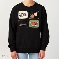 Palestine Olives Watermelon Orange Falasteen Palestinian Women's Sweatshirt thumb 0