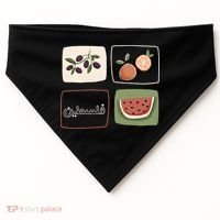 Palestine Olives Watermelon Orange Falasteen Palestinian USA-Made Doggie Bandana thumb 0