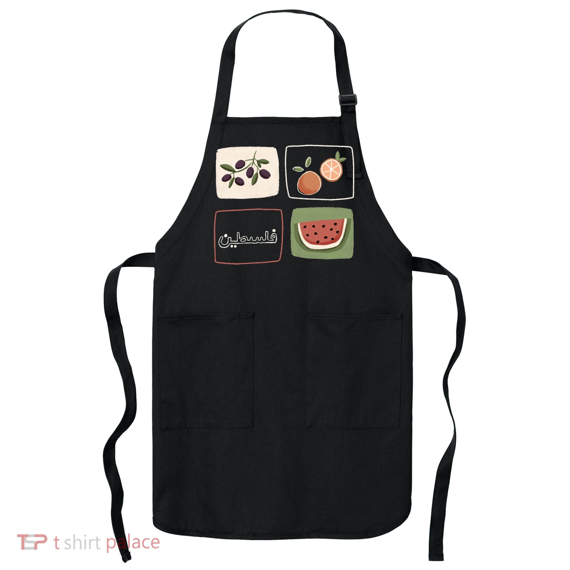 Palestine Olives Watermelon Orange Falasteen Palestinian Apron